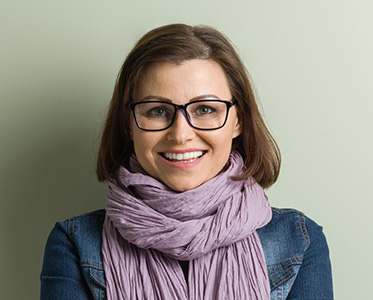 beauty woman with eyeglasses