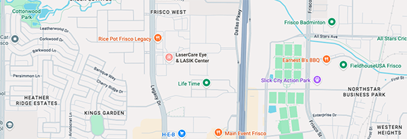 Frisco, TX Map